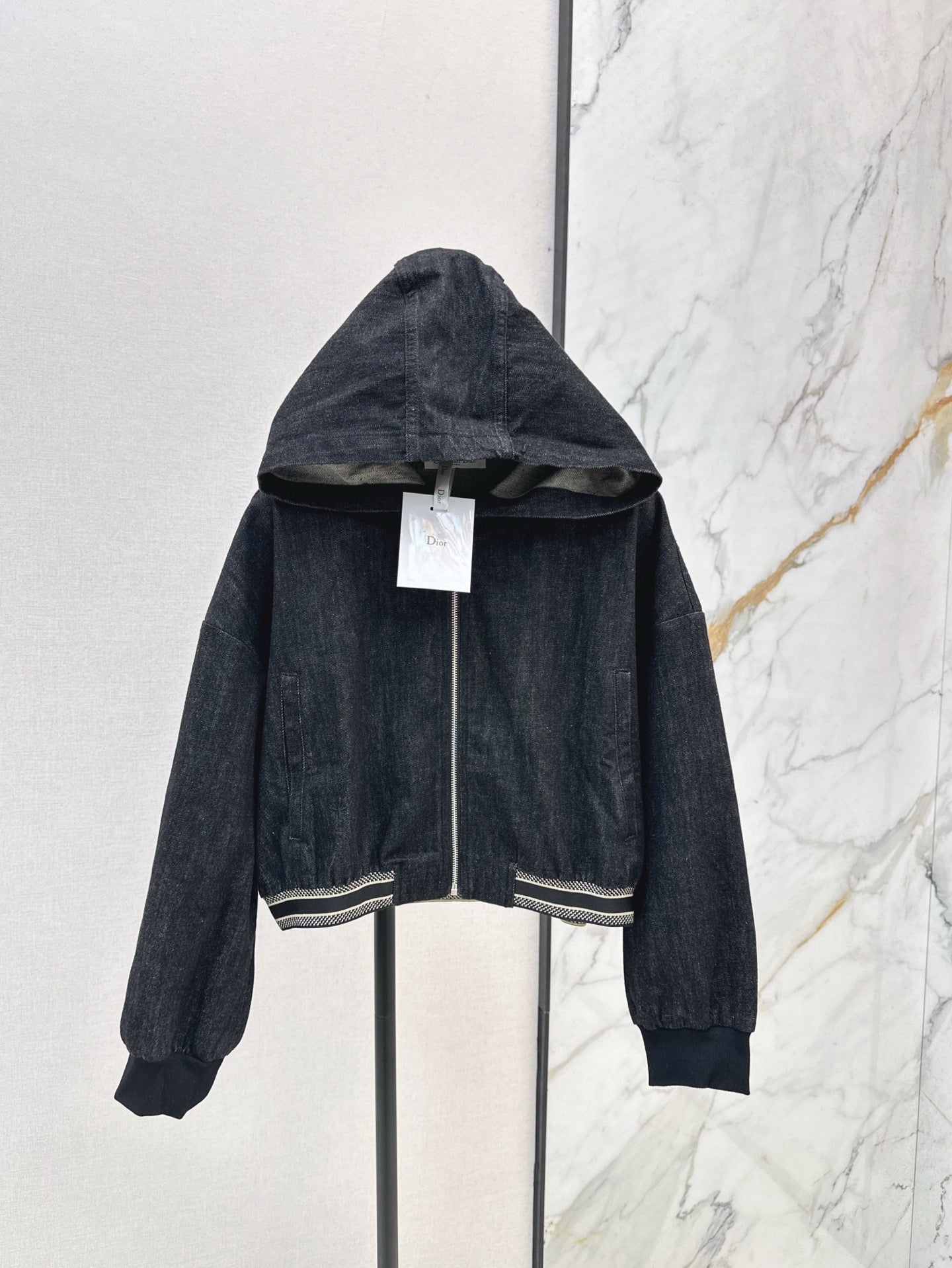 25ss hooded denim jacket
