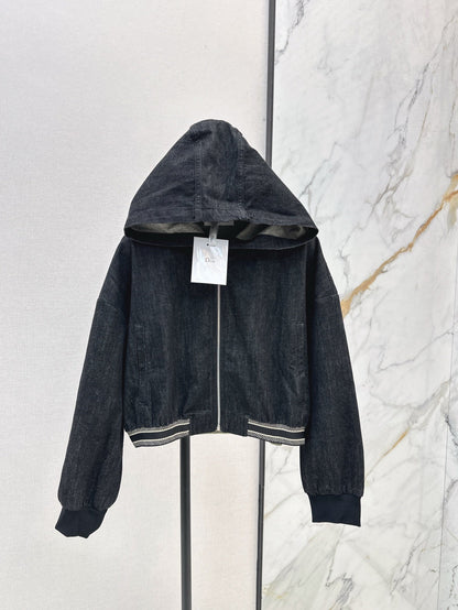 25ss hooded denim jacket