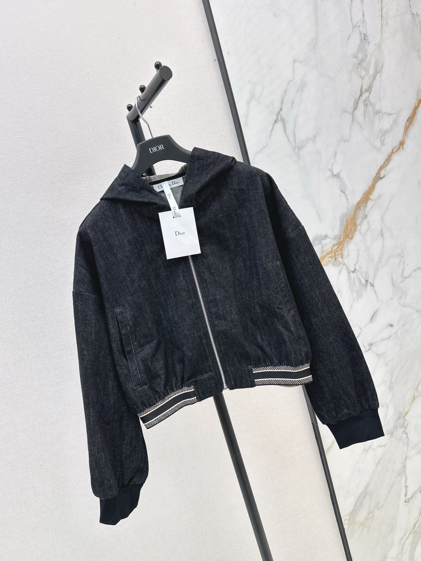 25ss hooded denim jacket