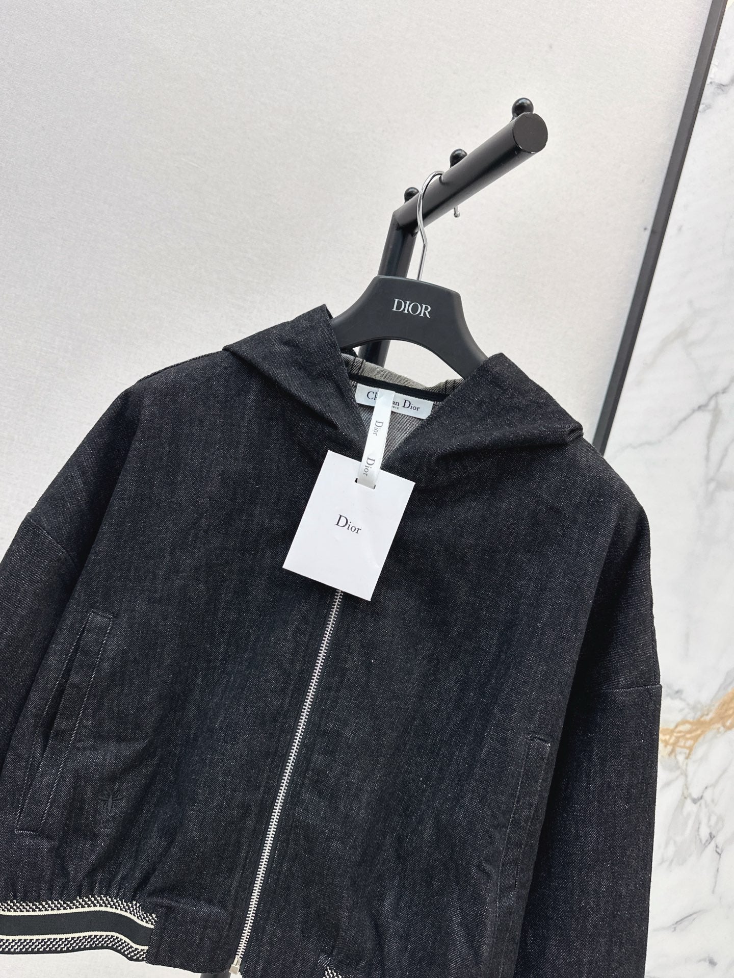 25ss hooded denim jacket