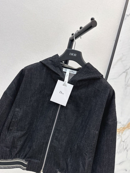 25ss hooded denim jacket