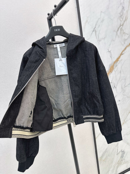 25ss hooded denim jacket