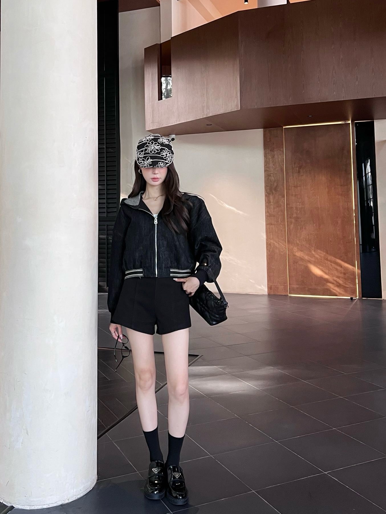 25ss hooded denim jacket