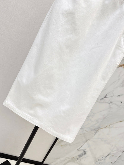 Lo 25ss belt denim skirt