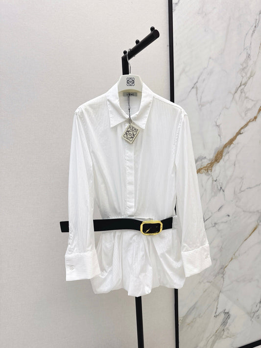Lo 25ss belt shirt