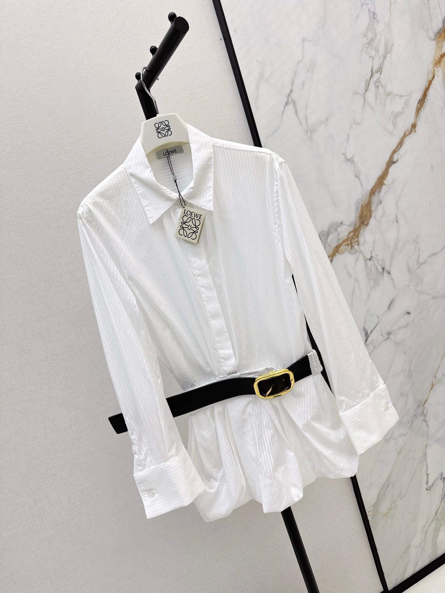 Lo 25ss belt shirt