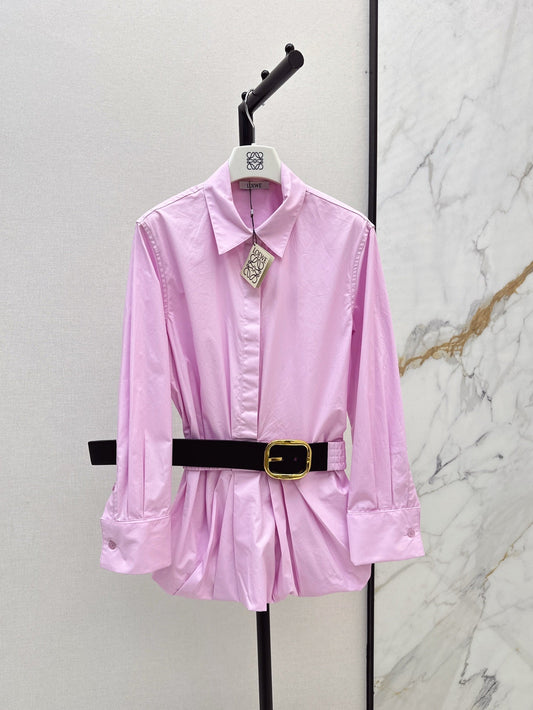 Lo 25ss belt shirt