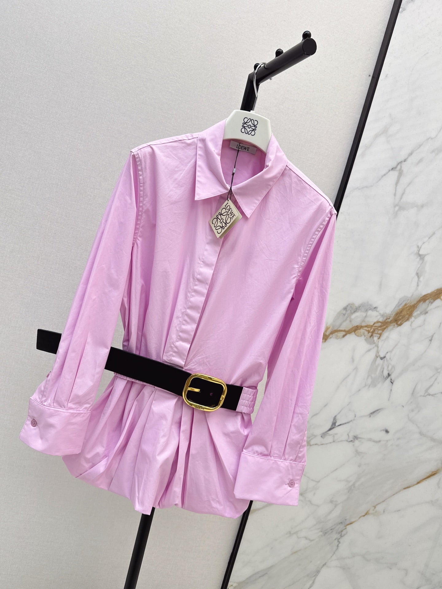 Lo 25ss belt shirt