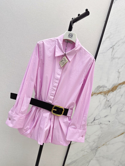 Lo 25ss belt shirt