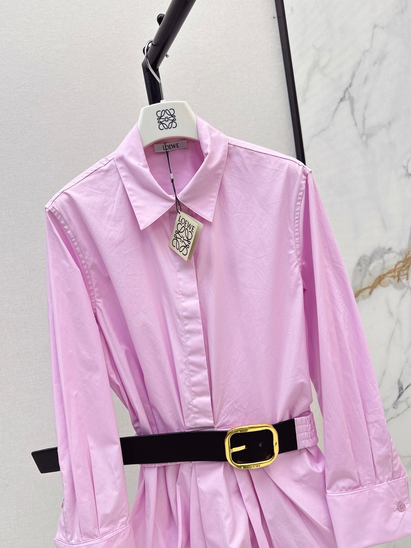 Lo 25ss belt shirt