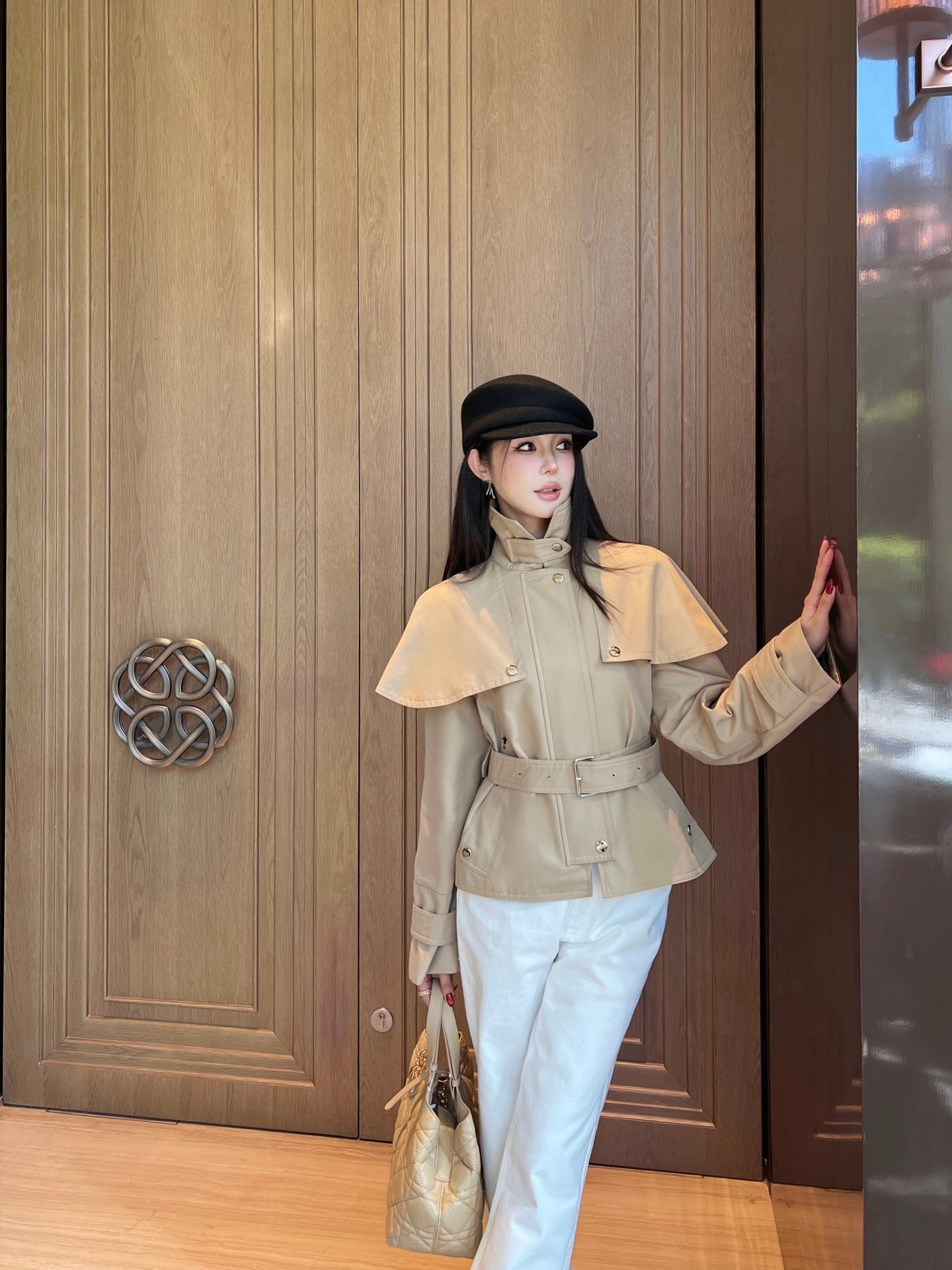 25ss cape trench coat