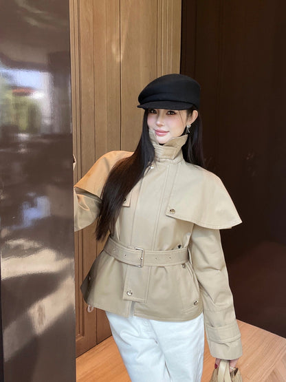 25ss cape trench coat