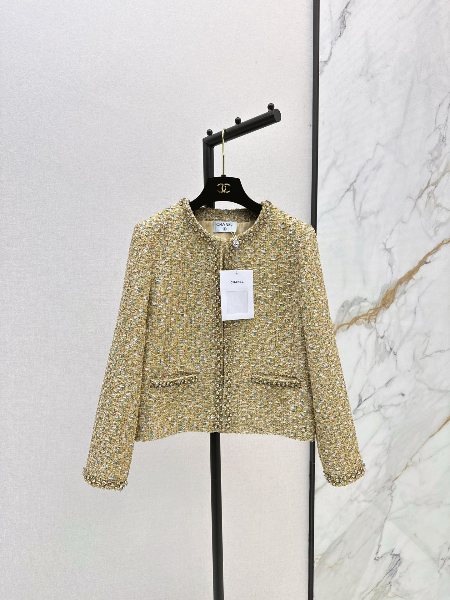 25ss rhinestone jacket