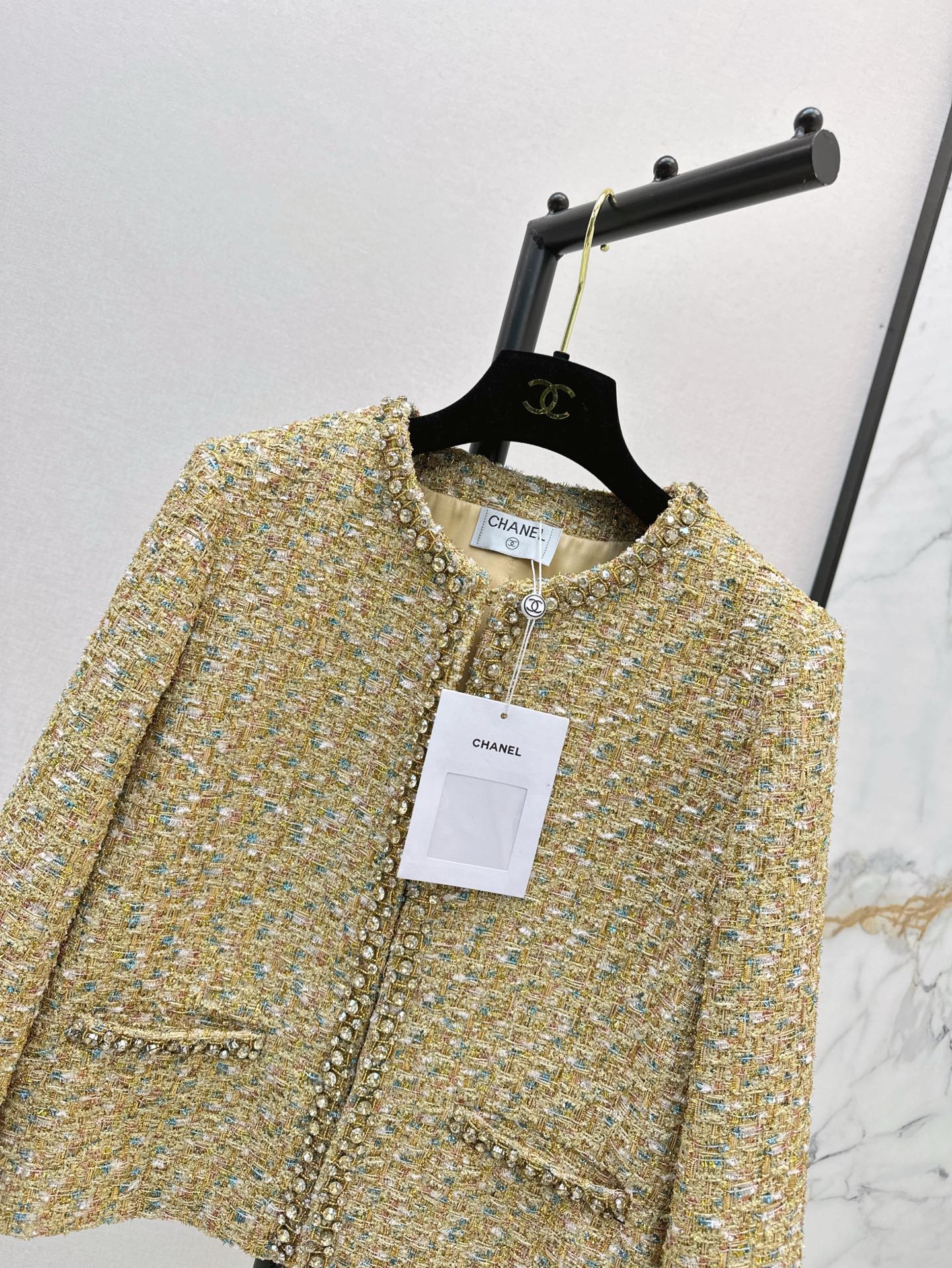 25ss rhinestone jacket