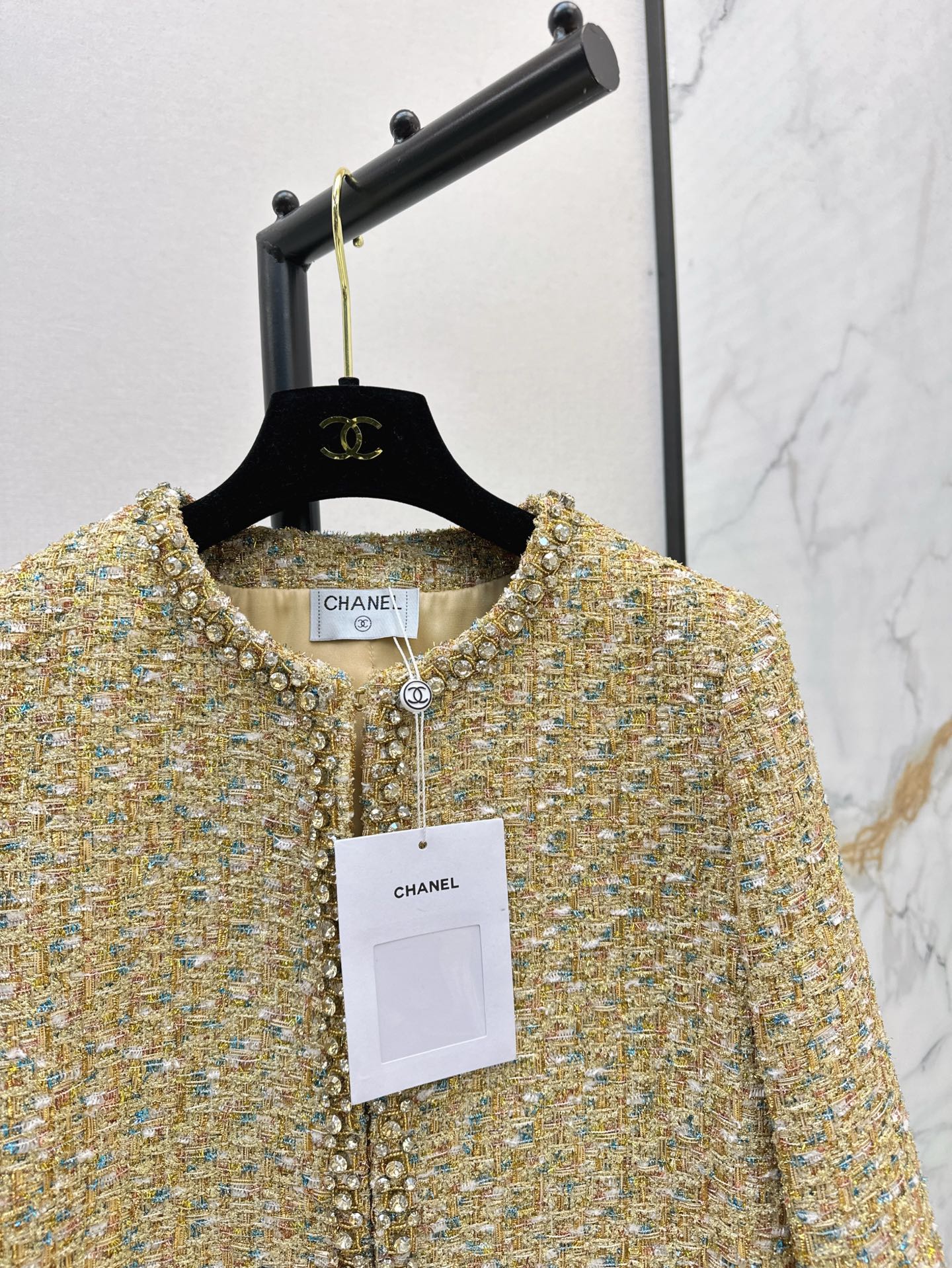 25ss rhinestone jacket