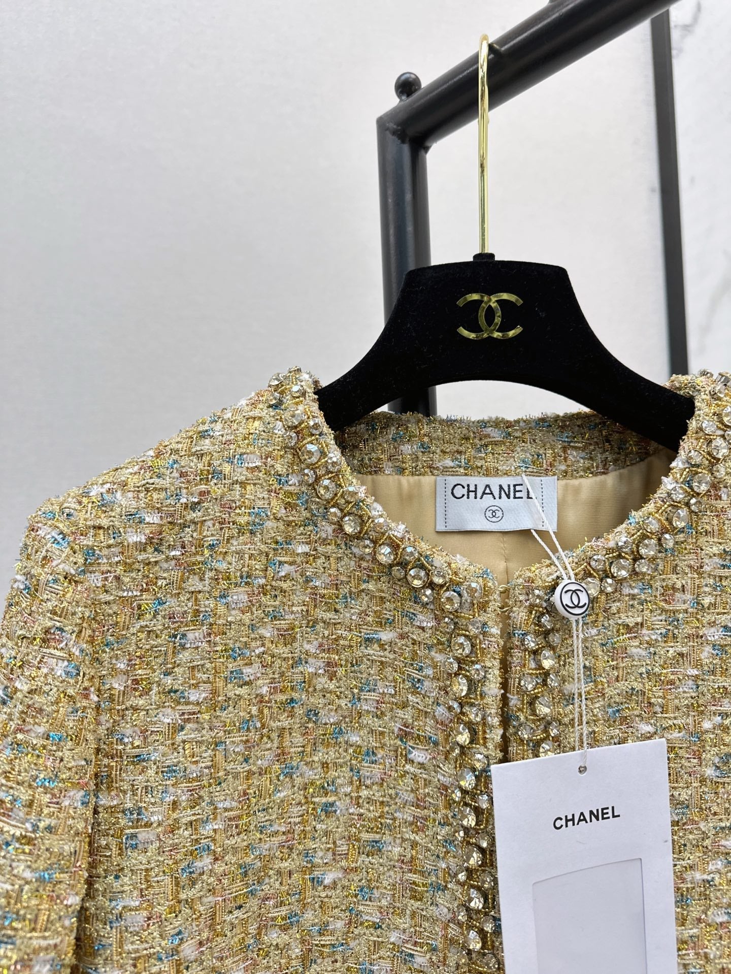 25ss rhinestone jacket