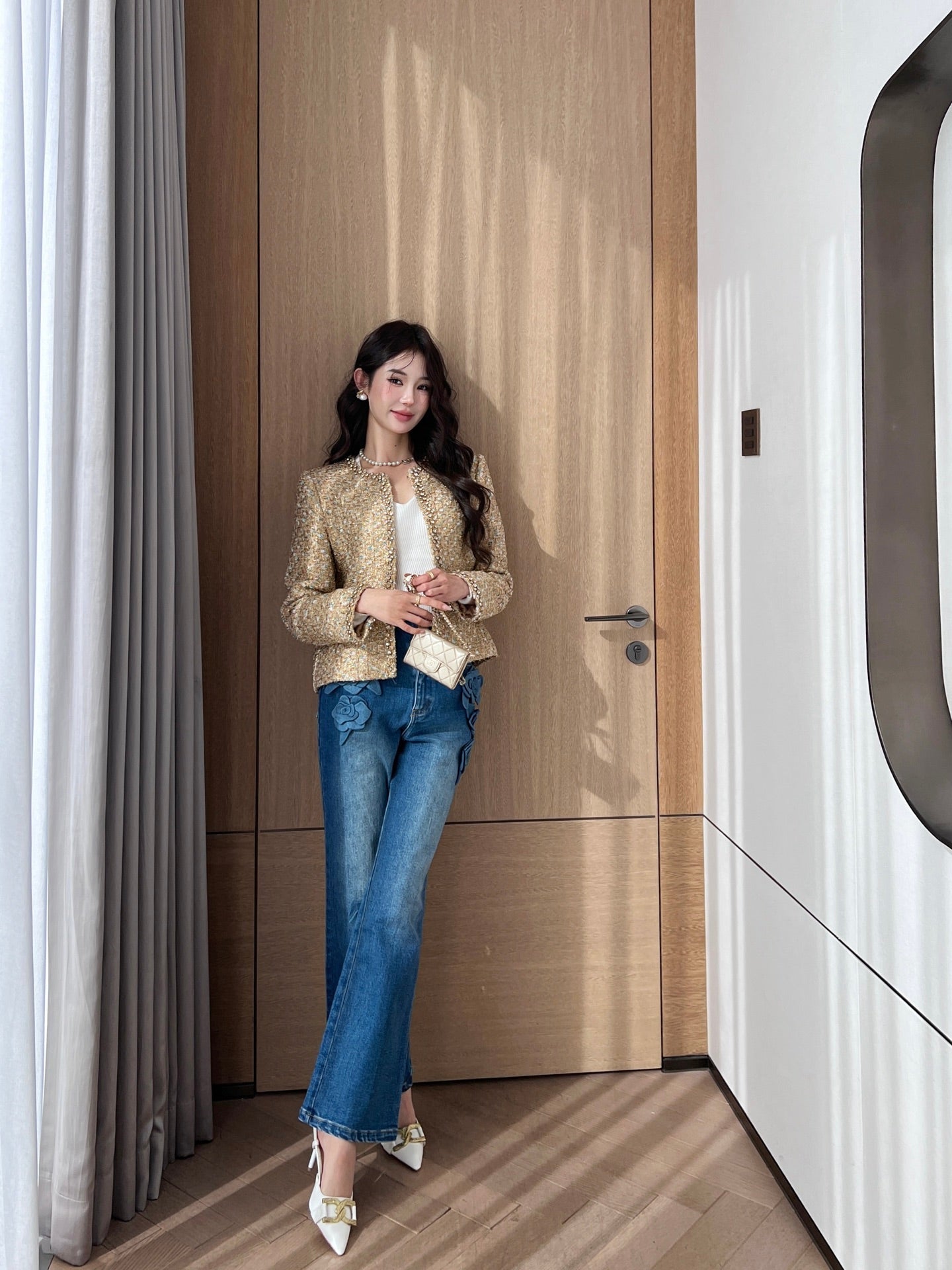 25ss rhinestone jacket