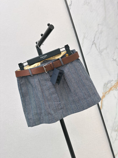 P 25ss belt skirt