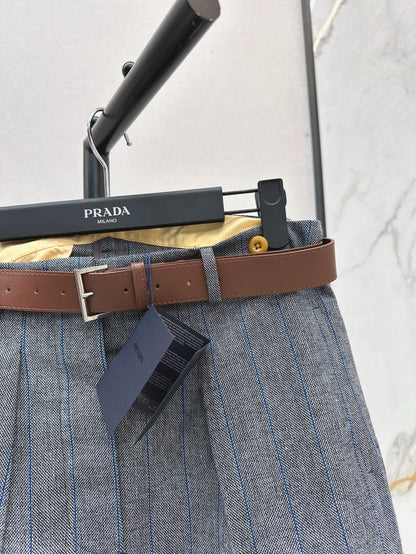 P 25ss belt skirt