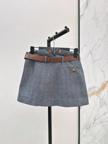 P 25ss belt skirt