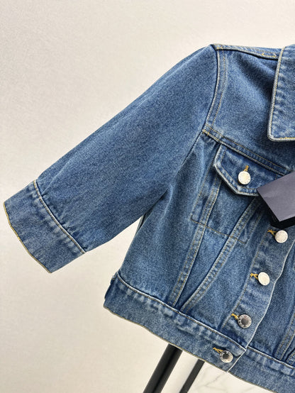 25ss crop denim jacket