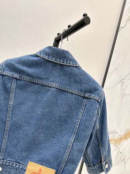 25ss crop denim jacket