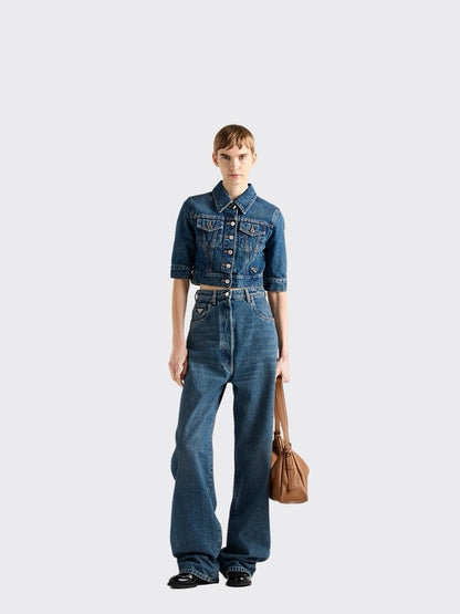 25ss crop denim jacket