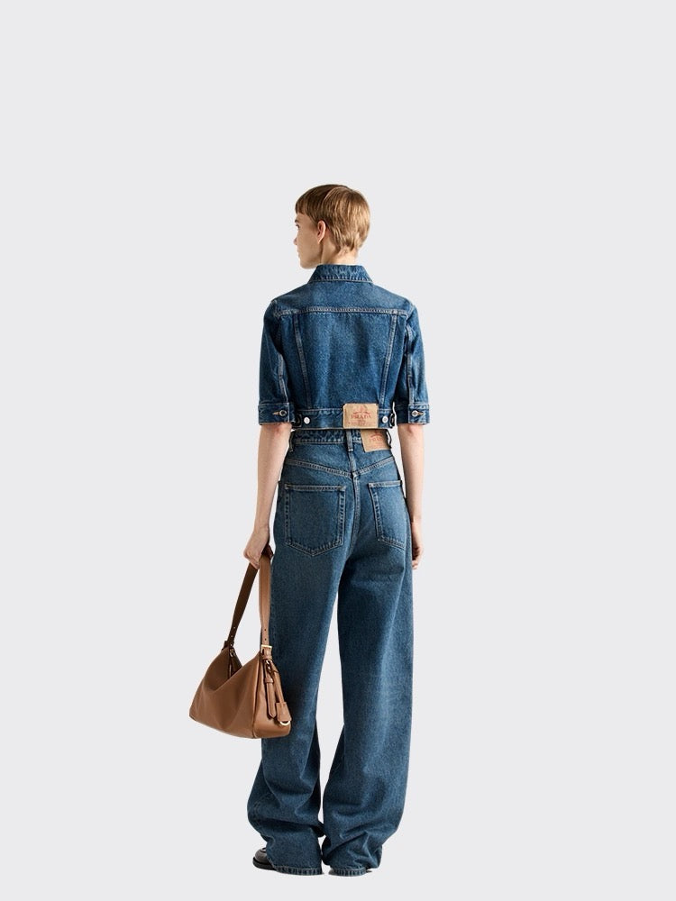 25ss crop denim jacket