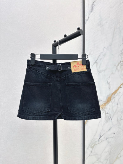 P 25ss denim skirt