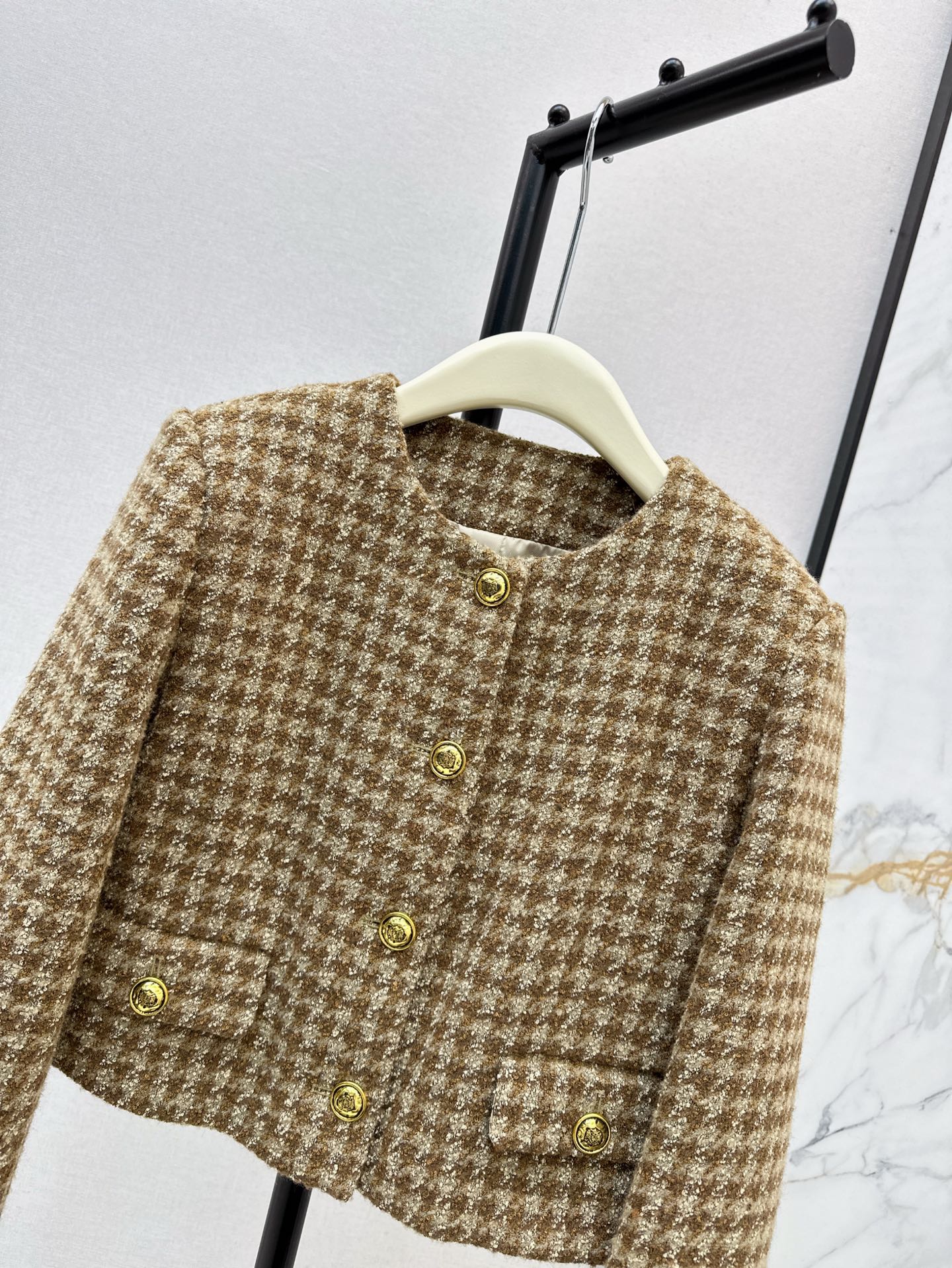 25ss houndstooth jacket