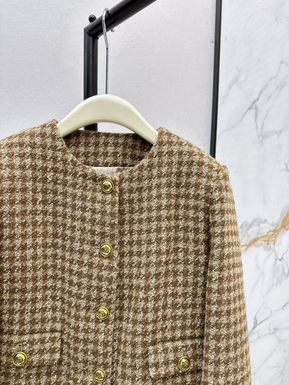 25ss houndstooth jacket