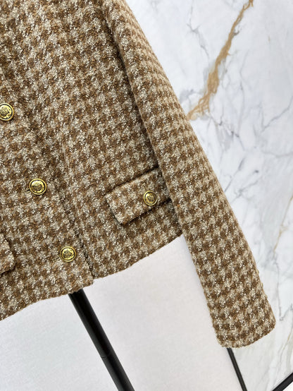 25ss houndstooth jacket