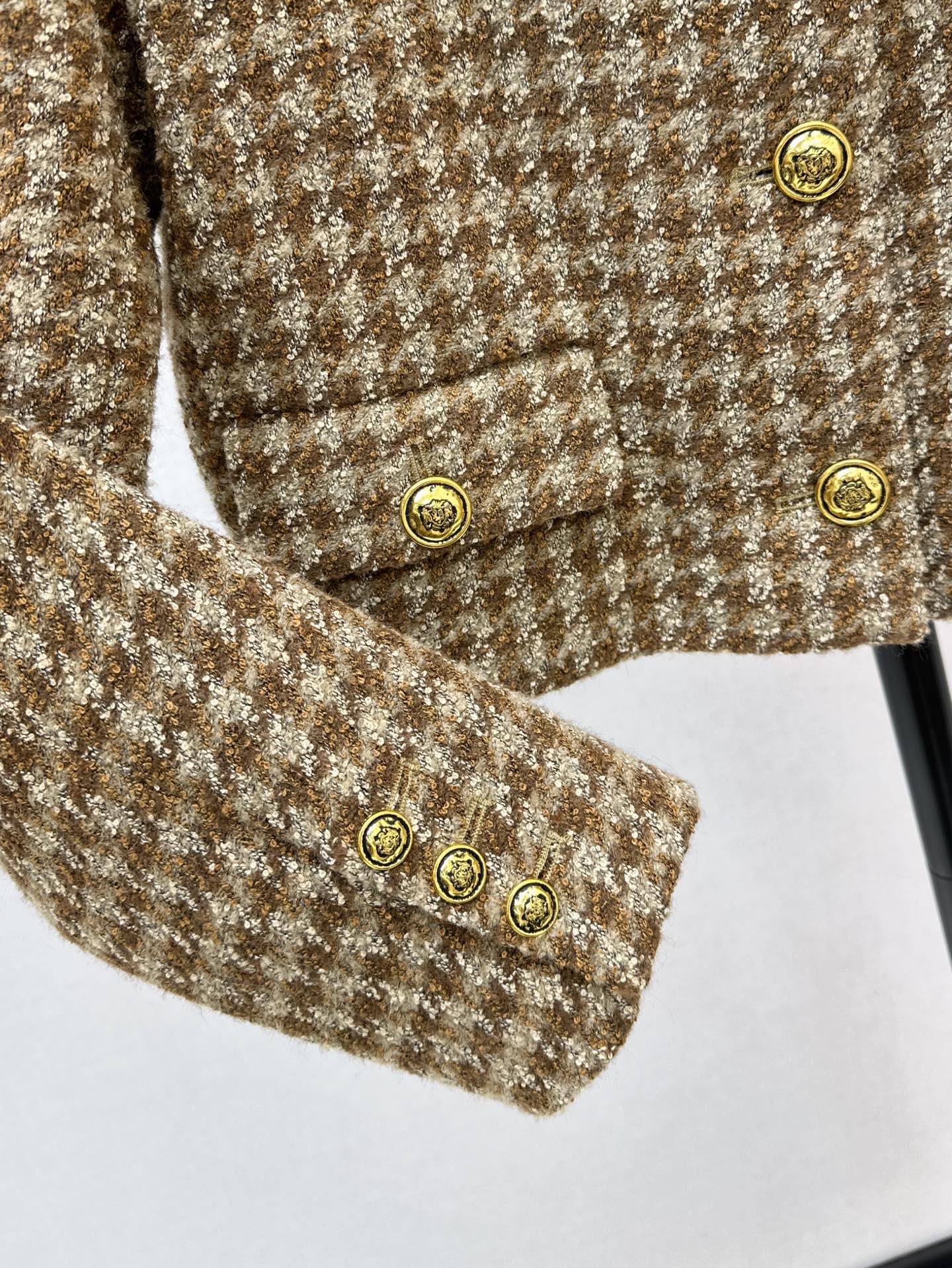 25ss houndstooth jacket