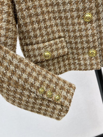 25ss houndstooth jacket