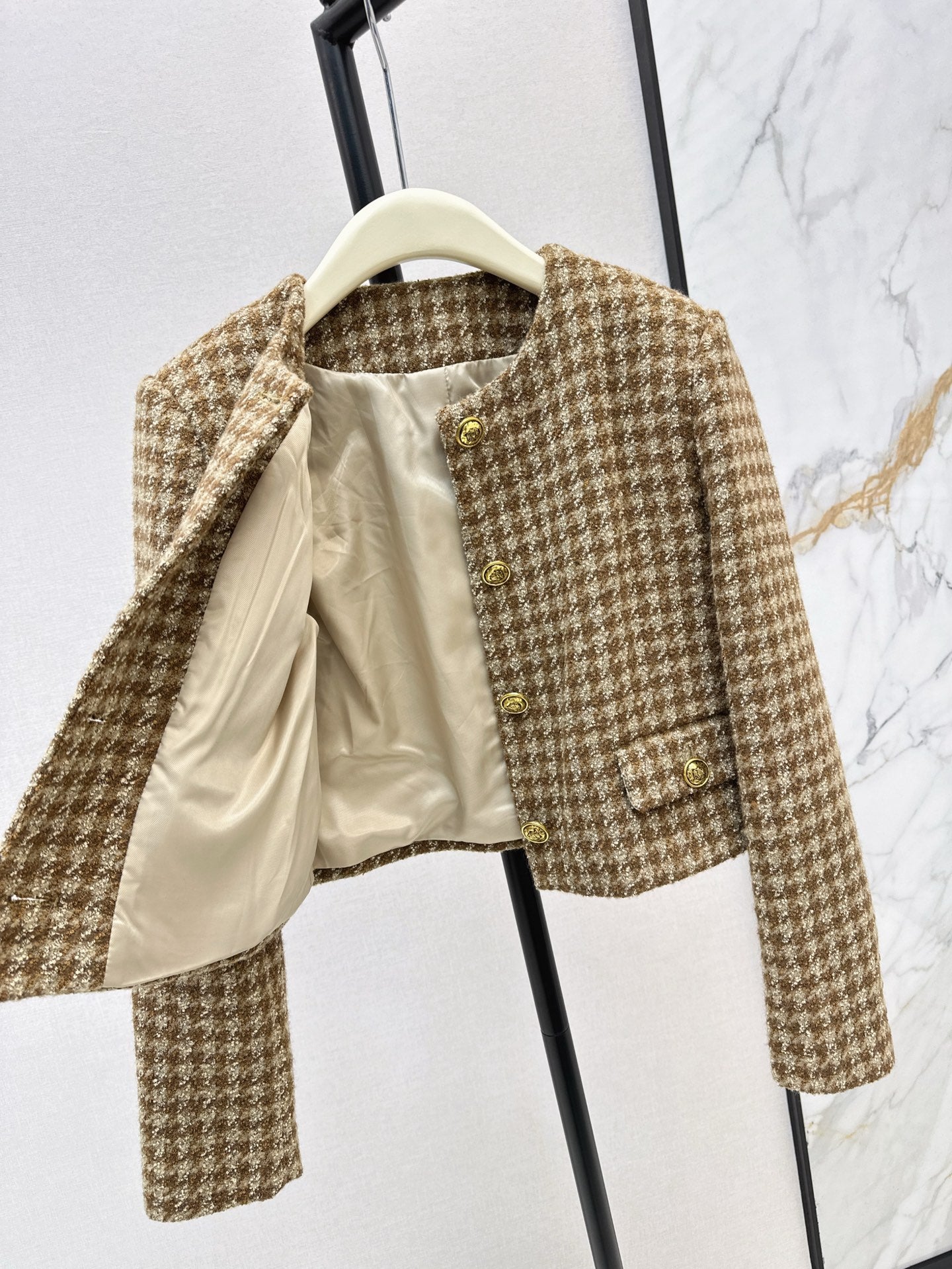 25ss houndstooth jacket