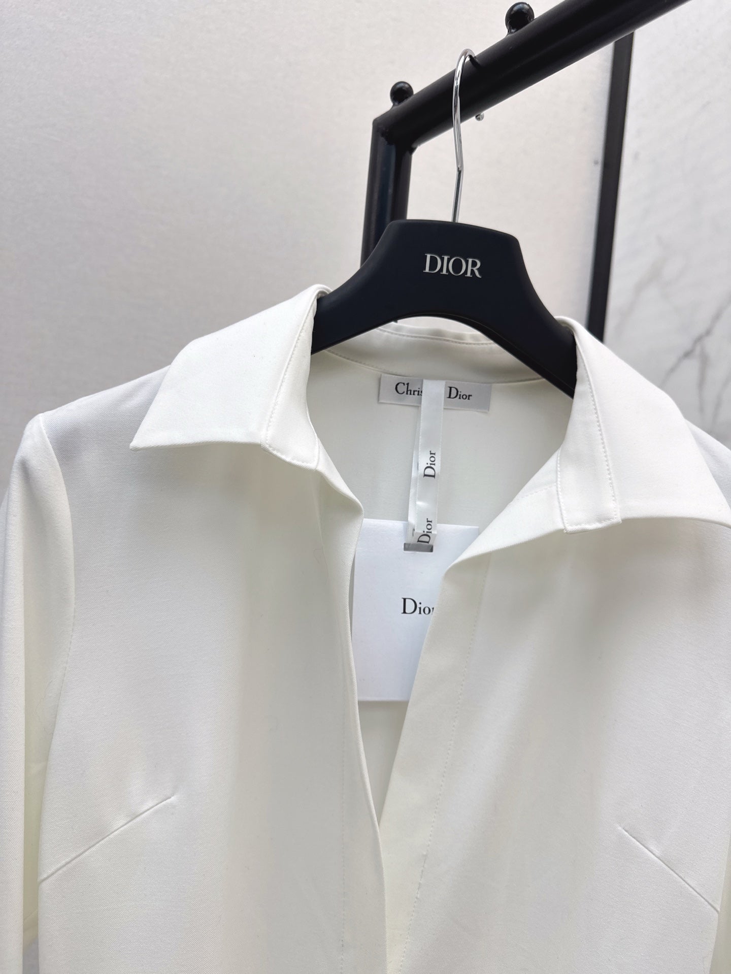 D 25SS V NECK SHIRT DRESS