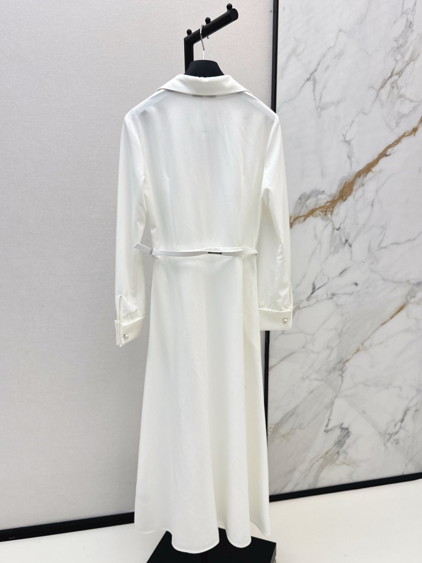 D 25SS V NECK SHIRT DRESS