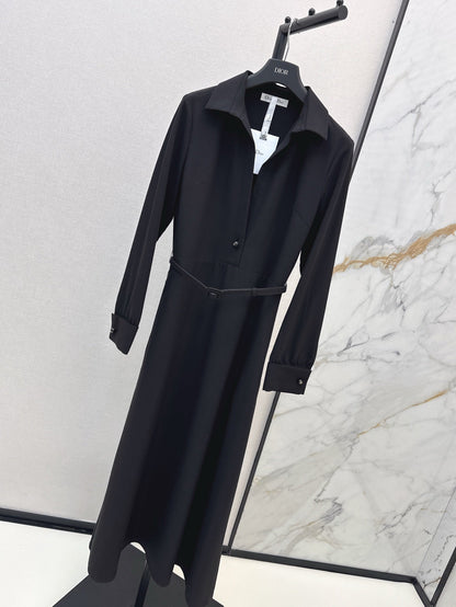 D 255 V NECK SHIRT DRESS