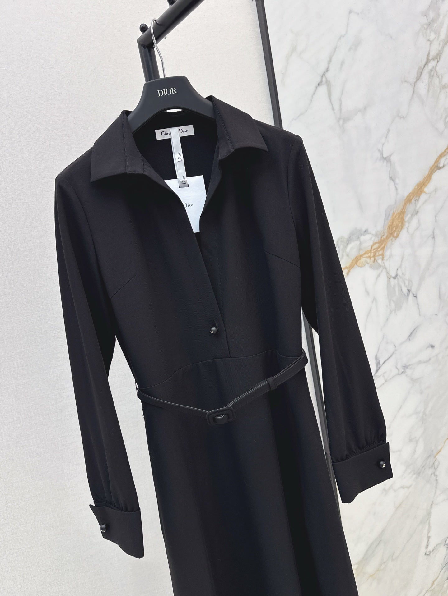 D 255 V NECK SHIRT DRESS