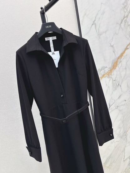 D 255 V NECK SHIRT DRESS