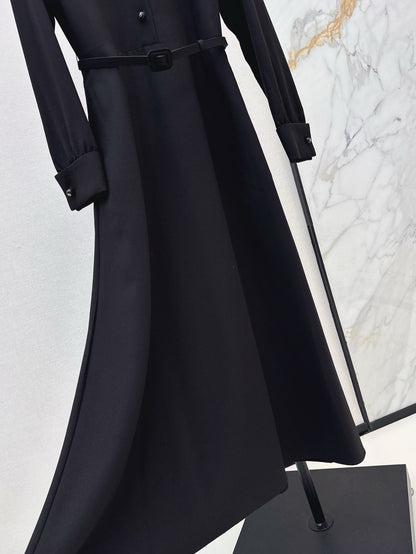 D 255 V NECK SHIRT DRESS