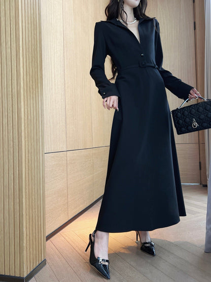 D 255 V NECK SHIRT DRESS