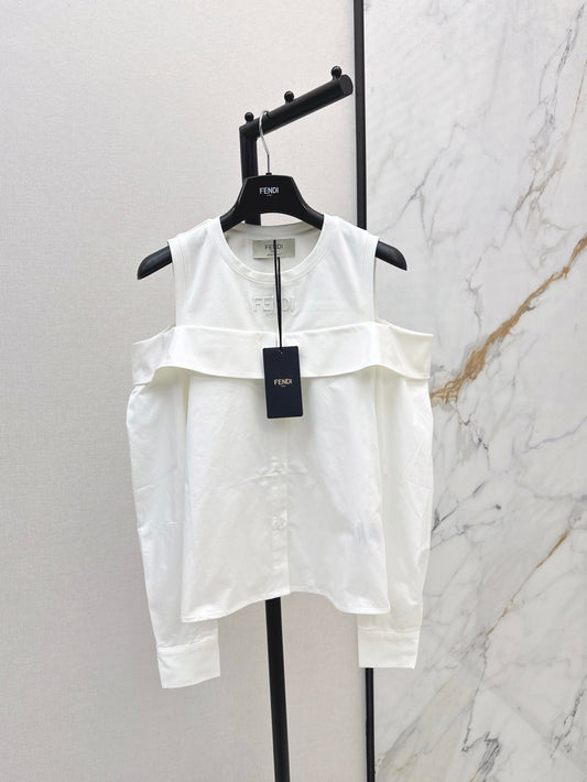 Fe 25ss paneled sleeve shirt