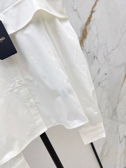 Fe 25ss paneled sleeve shirt