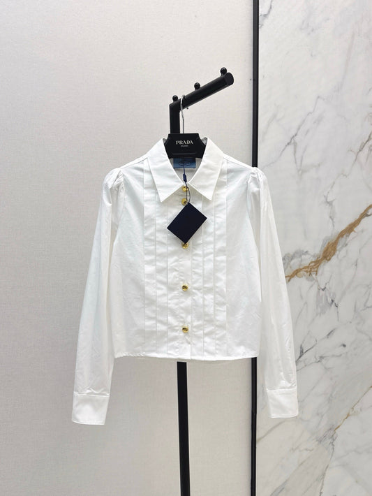 P 25SS Pleated shirt