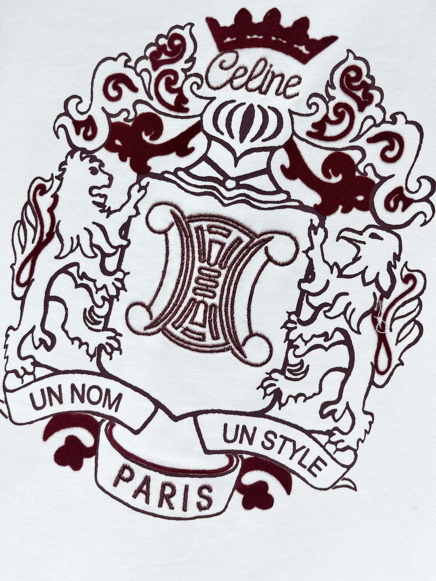 Ce 25ss embroidered t-shirt