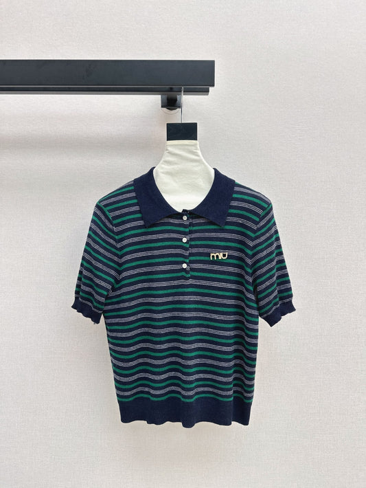 25ss knitted wool polo