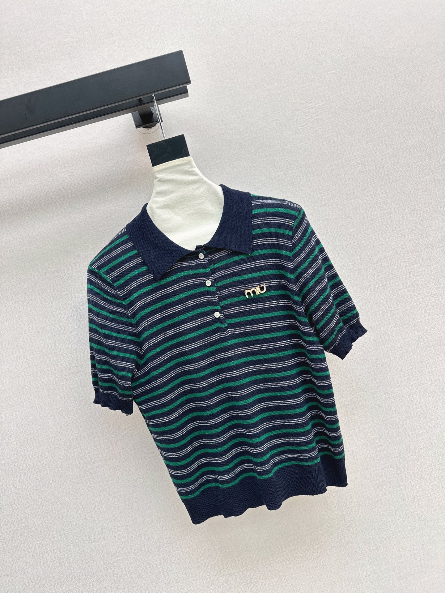 25ss knitted wool polo