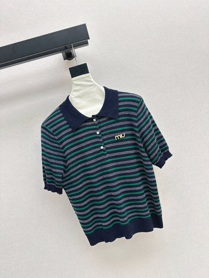 25ss knitted wool polo