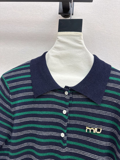 25ss knitted wool polo